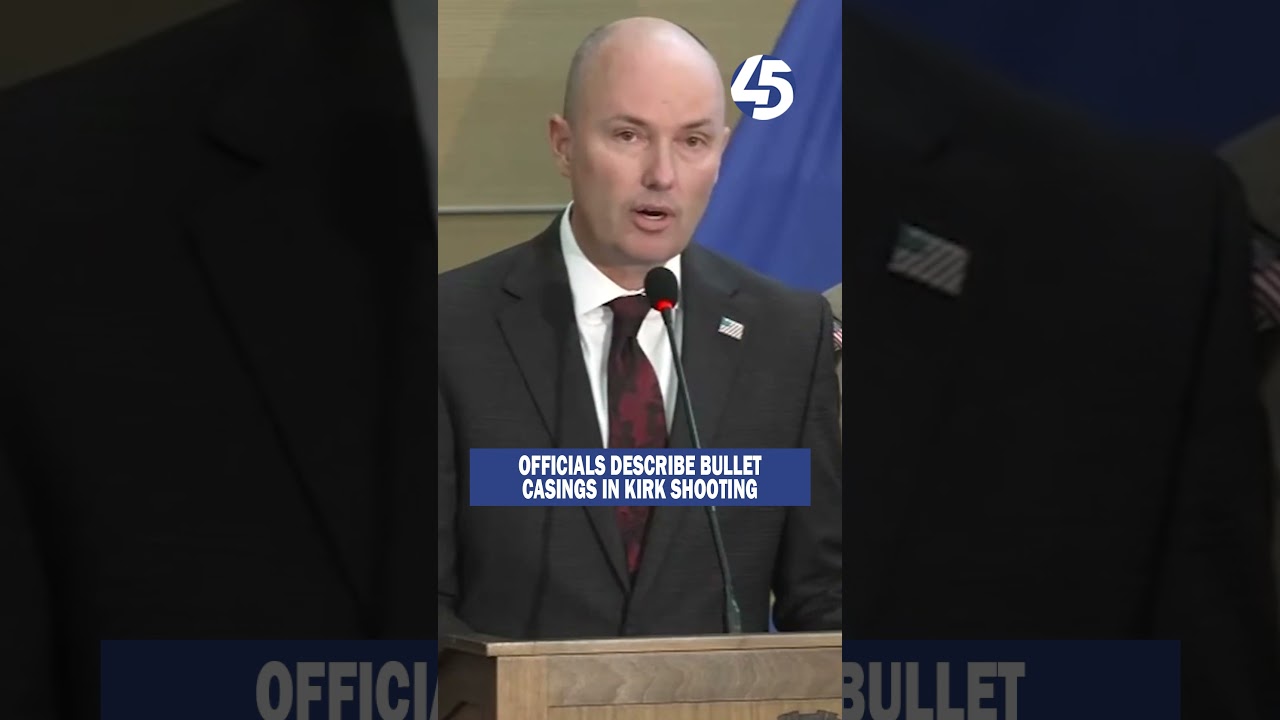 Utah Gov. describes writing on bullet casings in Charlie Kirk shooting