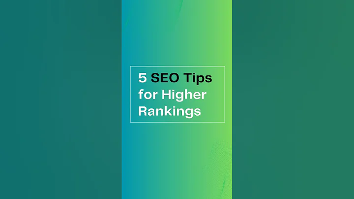 5 SEO Tips for Higher Rankings in Google #shorts #seo #seotips