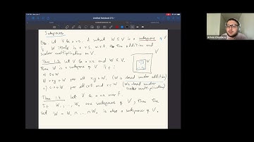 Linear Algebra, Lecture 1 (Review: Vector Spaces)