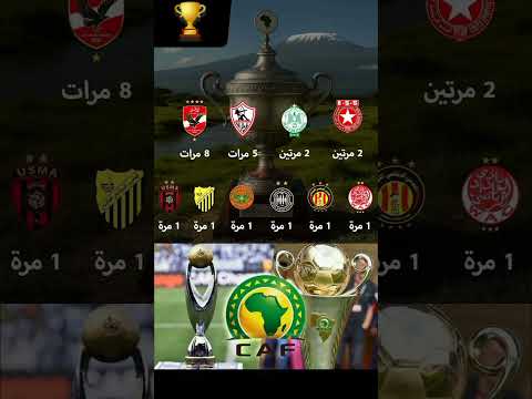 إليكم عدد ألقاب السوبر الأفريقي لأندية شمال افريقيا المغرب الجزائر   حكيمي
