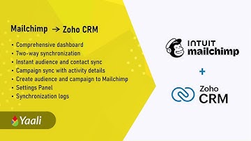 📧 Mailchimp for Zoho CRM Extension:🔄 Two-Way Sync👩🏻‍💻