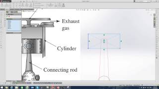 Simulation Piston with Solidworks 2014