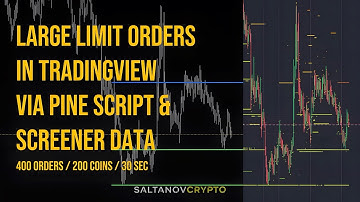 400+ Limit Orders from Crypto Screener to TradingView in 30 Seconds (via Google Sheets, Pine Script)