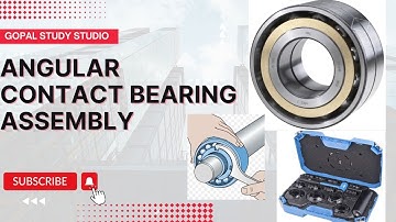Angular contact bearing fitment#bearing #spindle#skf