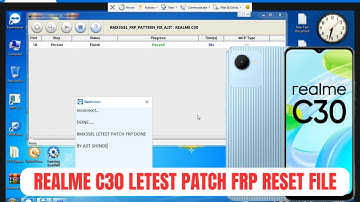 REALME C30 PATTERN + FRP RESET FILE (RMX3581) | LETEST PATCH #rmx3581frp #realmec30frp #realmespdfrp