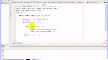 aula 1108 Algoritmos e Logica de programação   Exerc Laço de repetição pares 10 java