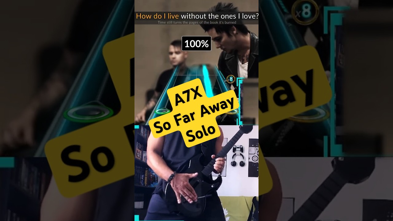 So Far Away Solo - "Avenged Sevenfold" [Clone Hero] (Expert 🎸) 