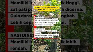 Perbedaan Nasi Panas Dan Nasi Dingin #shorts #health