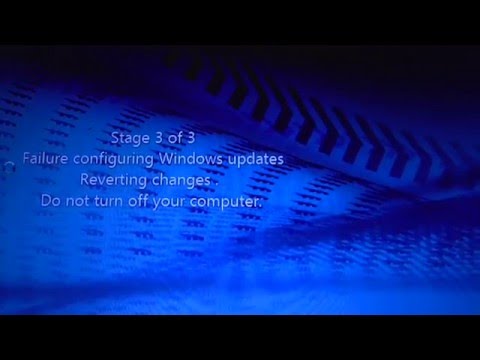 Failure Configuring Windows updates REVERTING changes HOW TO FIX