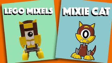 LEGO Mixels - Mixie Cat - Stop Motion Build (How to Build)