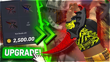 CSGOROLL BUT I HAVE TO UPGRADE ALL MY WINNINGS!?!?! *SO RISKY* | ADDICTED