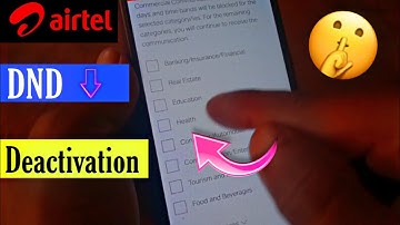 How to Deactivate DND In Airtel। Airtel Me DND Kaise Deactivate Kare। Airtel dnd Deactivation