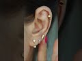 Luxury Piercing Ear Stack Ideas | 18k Gold Cartilage Earrings | Lena Cohen Jewellery