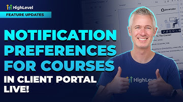Notification Preferences for Courses in Client Portal Live!