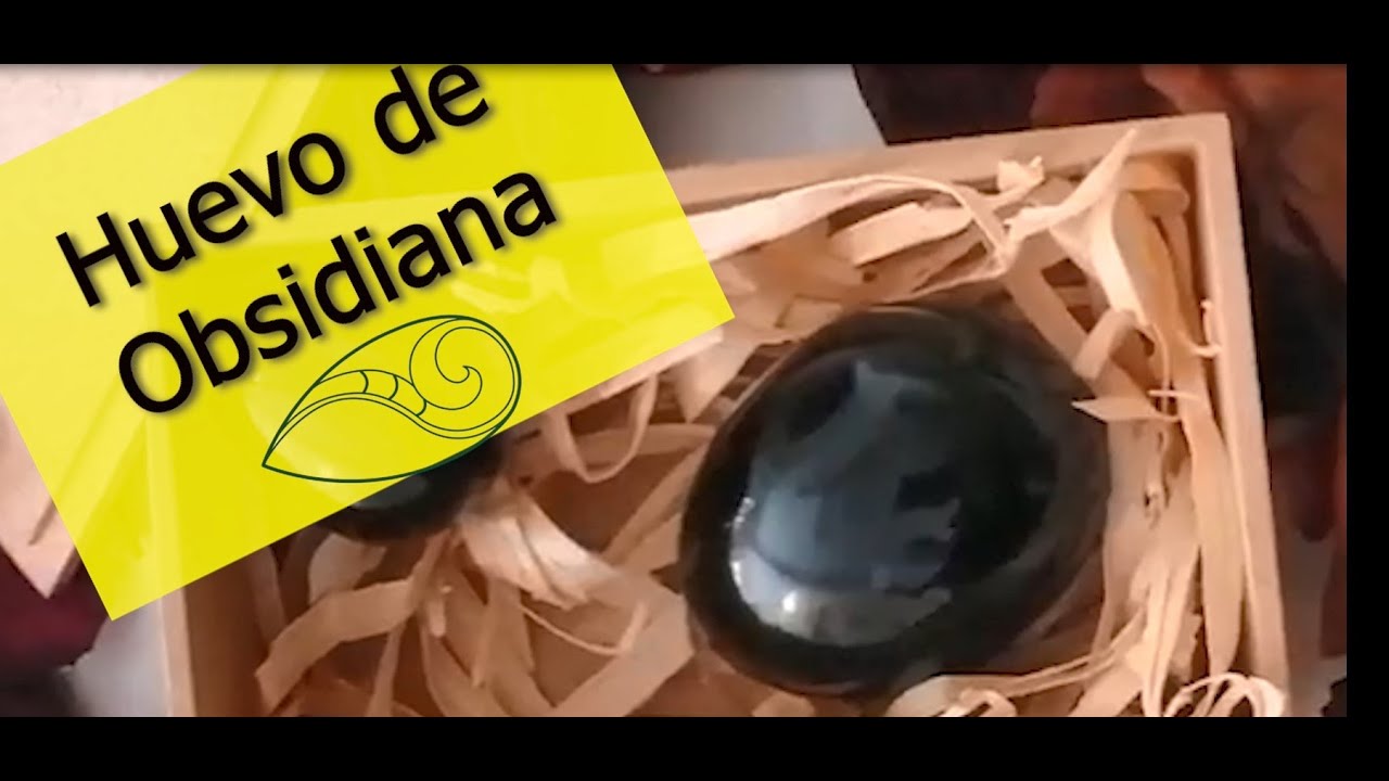 Huevo de Obsidiana - Sanación Femenina / Obsidian Egg - Female healing