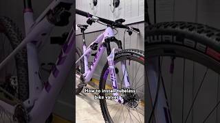 How to install tubeless valves 🛠️