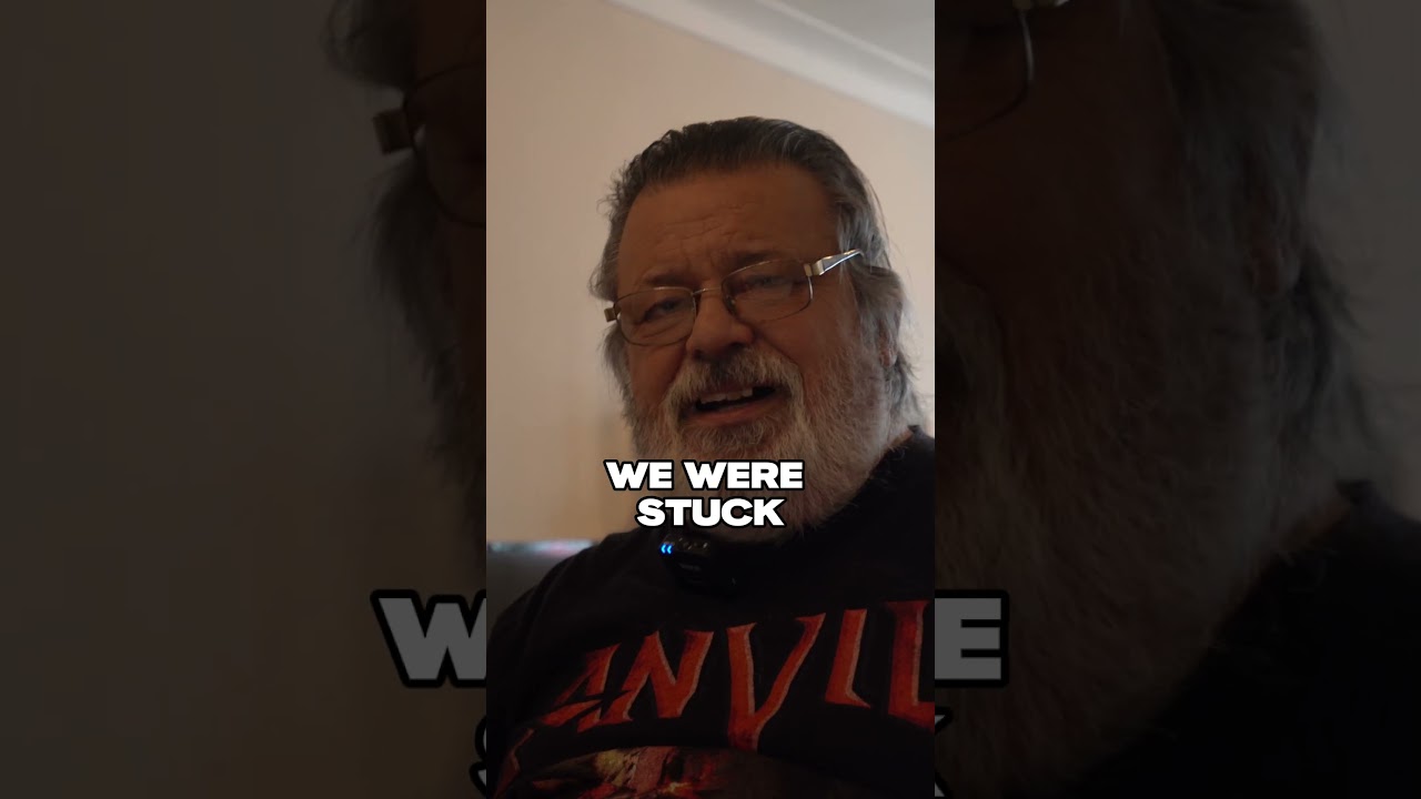 He loves this heavy metal band!