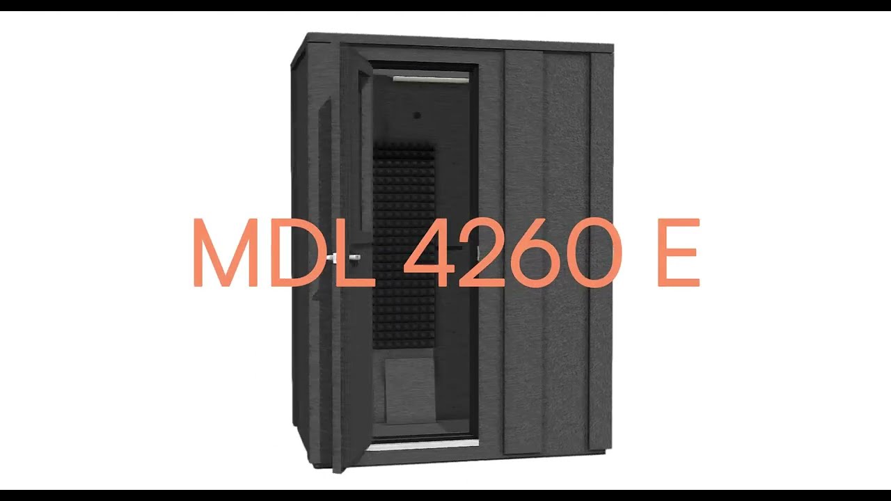 WhisperRoom MDL 4260 E Sound Booth | 3.5x5 Double-Wall Isolation