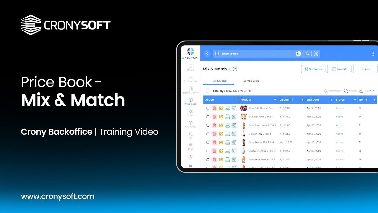 Pricebook | Mix & Match Tutorial - YouTube