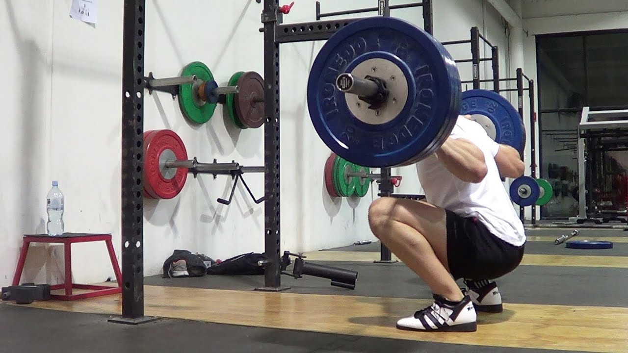 140kg Squat Sets & Olympic Lifting (Cleans)