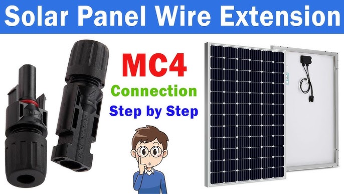 Solar Panel for MC4 Y Branch Cable Connection Adapter Connector Extension