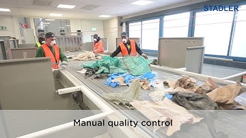 STADLER sorting plant for construction and industrial waste with MSW