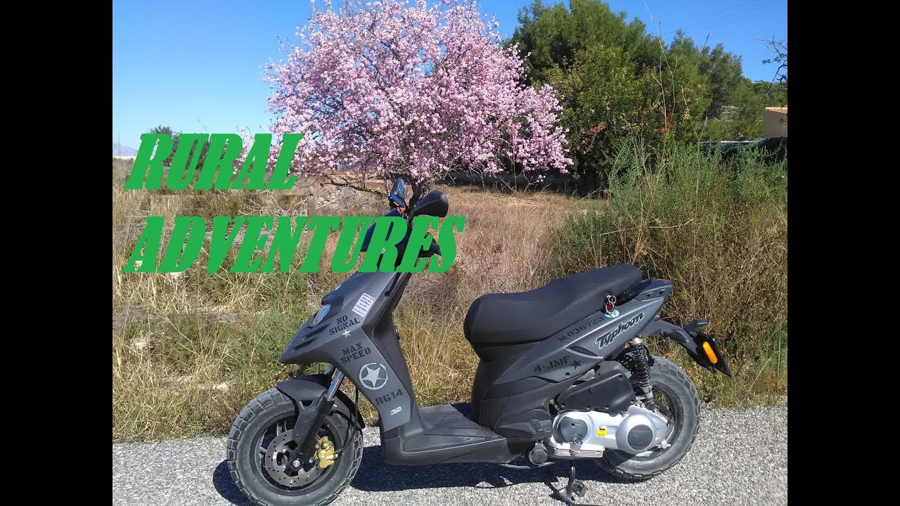 Rural subadventures on Typhoon 125 scooter by Deiotarus