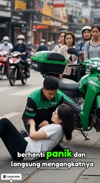 GEMPAR! JANDA HAMIL 9 BULAN PINGSAN DI TROTOAR – TUKANG GRAB INI JADI PENYELAMATNYA!