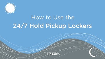 How to Use the 24/7 Hold Pickup Lockers