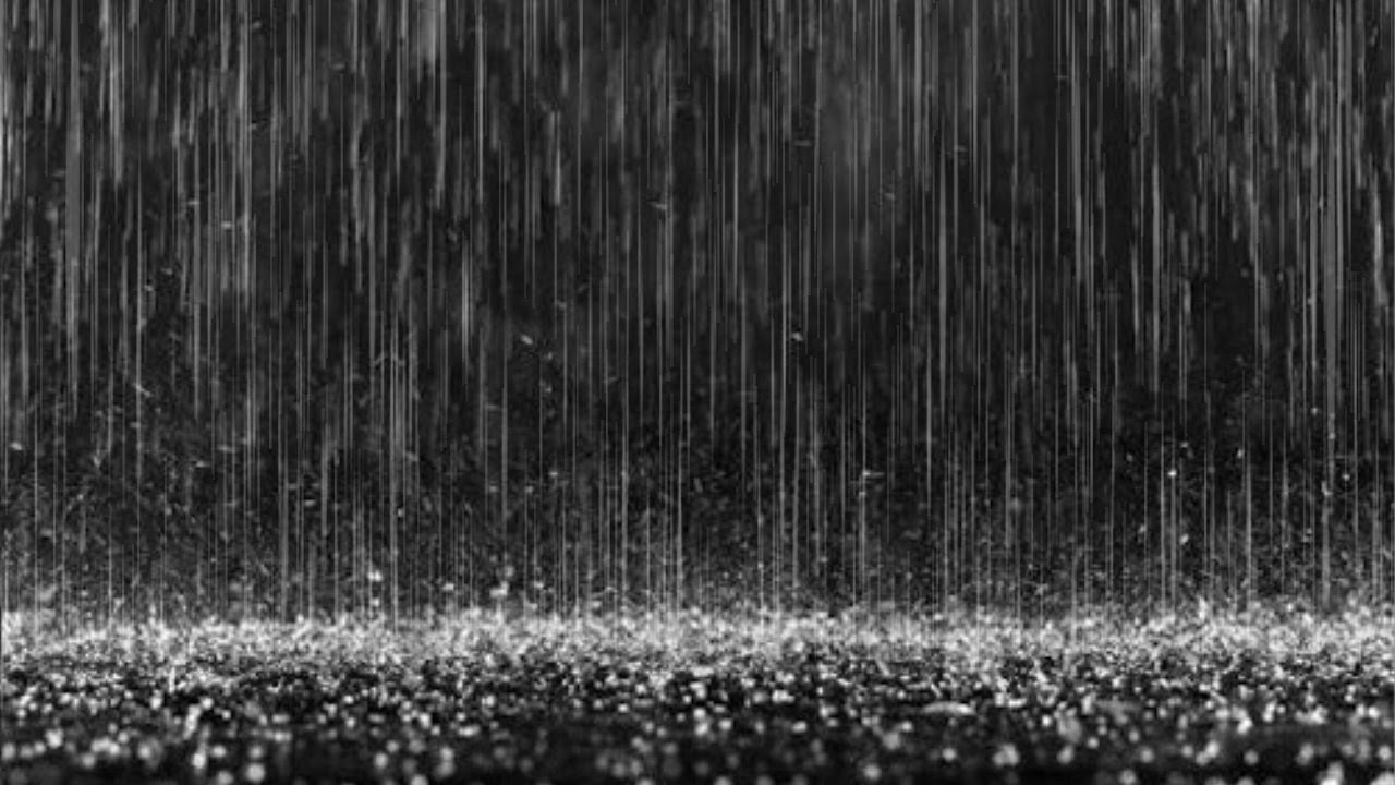 Rain Sounds Black Screen
