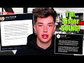 @James Charles THREATENS Legal Action @Morphe