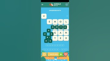 Wordbrain 2 Jungle Event Day 22 2022 Answers