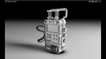 Scifi Audio Device Speed Modeling - Grid Modeler (blender addon)