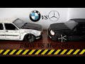 BMW или Mercedes? ЛОБ в ЛОБ! Кто кого? М5 е34 против W124 e500 из ПЛАСТИЛИНА!