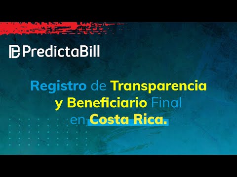 Registro de Transparencia y Beneficiario Final en Costa Rica