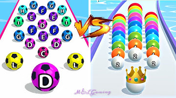 MAX LEVELS BallRun2048 vs A-Z Run🔮💥: All Levels Gameplay Walkthrough Android ,iOS NEW UPDATE