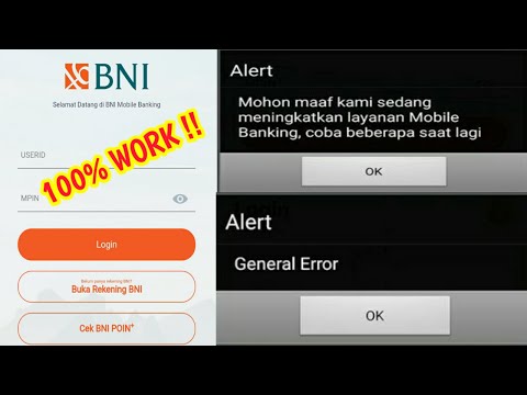 Cara Mengatasi MBanking BNI Tidak Bisa Login dan Selalu Alert/Error || 100% WORK !!