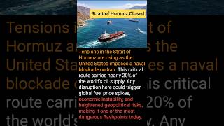 US Blocks Iran at Hormuz — Global Oil Crisis Incoming?#usnews #usiran #viralnews