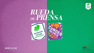 Rueda de Prensa Post Partido. Unicaja vs. Zunder Palencia