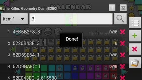 How to hack Icons Geometry Dash with Game Killer [ROOT]
