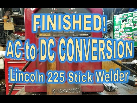 Finished Product - DC Conversion Lincoln 225 BuzzBox AC Welder Tombstone