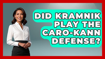 Did Kramnik Play The Caro-Kann Defense? - The Chess Codex