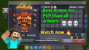 Best Armor for PVP 💀🔥| New HEPHAESTUS Armor | Blockman Go | SkyBlock