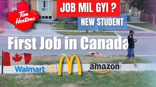 How to Get FIRST JOB in CANADA as Student 🇨🇦 ?