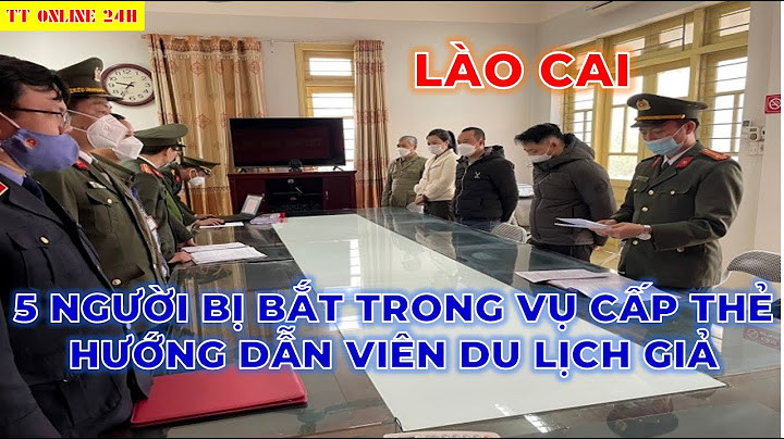 Làm thẻ hướng dẫn viên giả