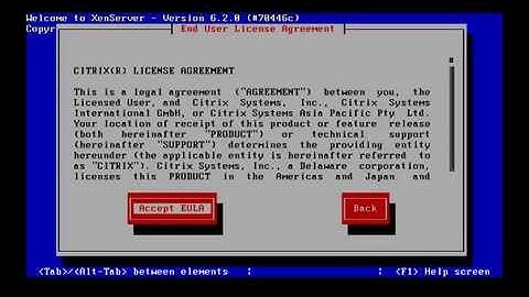 Citrix XenServer 6.2.0 Install