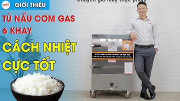 Tủ Nấu Cơm Bằng Gas 6 Khay Việt Nam - Cách Nhiệt Tốt, An Toàn I Điện Máy NEWSUN