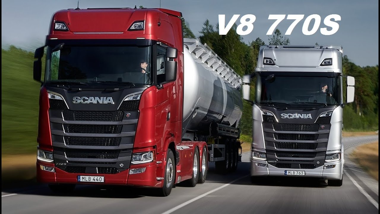 The all new Scania V8 Range