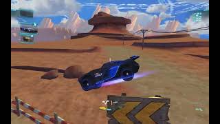 Cars 2: The Video Game (Mac) - Jackson Storm | Canyon Run 3 Laps Gameplay
