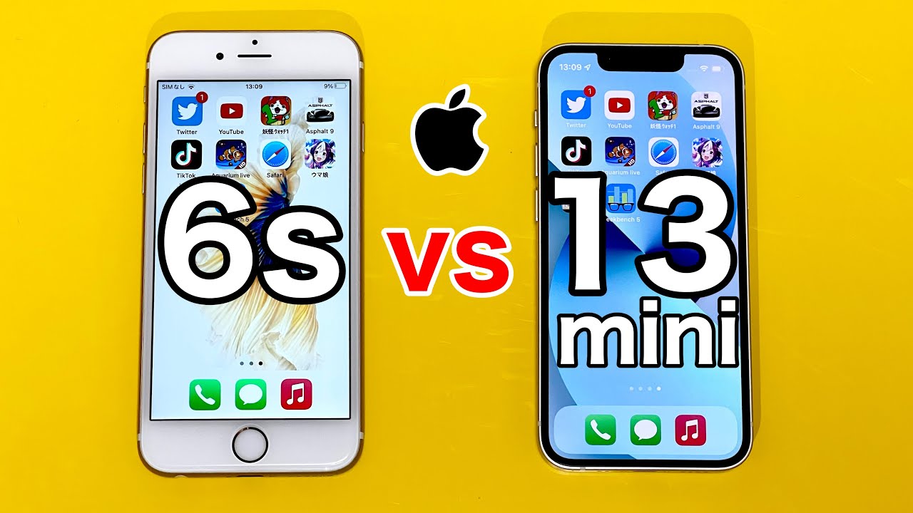 iPhone6s vs iPhone13mini 実機スピードテスト その実力差は。(SpeedTest)